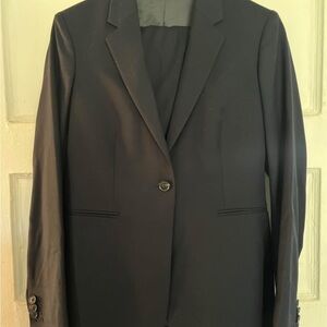 Paul Smith Women’s Wool Two Piece Suit with Teal Lining - size XS